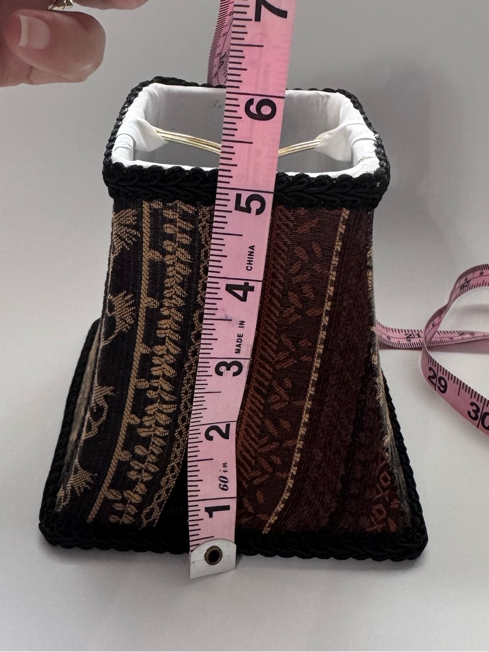 Mini Textured Textile Lampshade - New - Picture 11 of 12